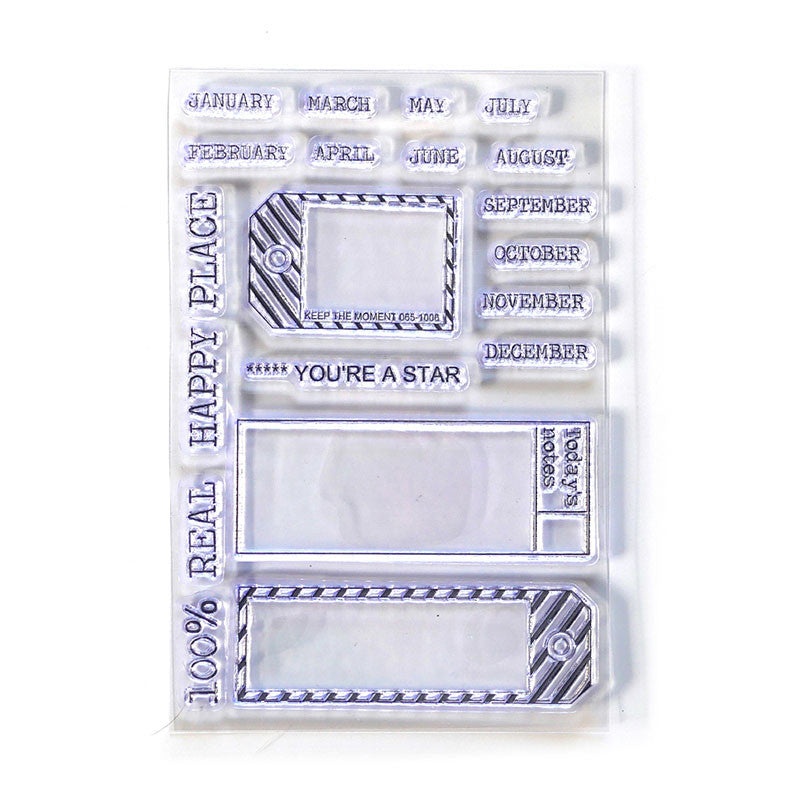 Elizabeth Craft Planner Essentials Sidekick-stempels 1